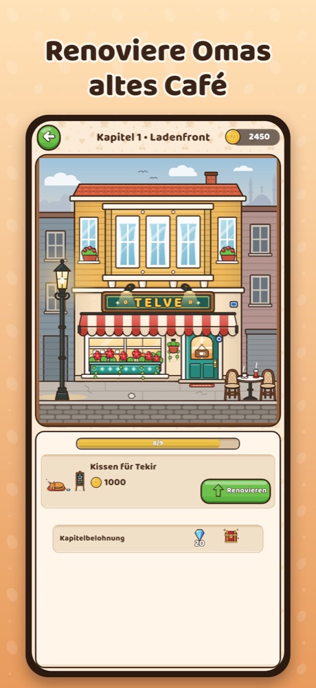 Telve Spielbildschirm 2