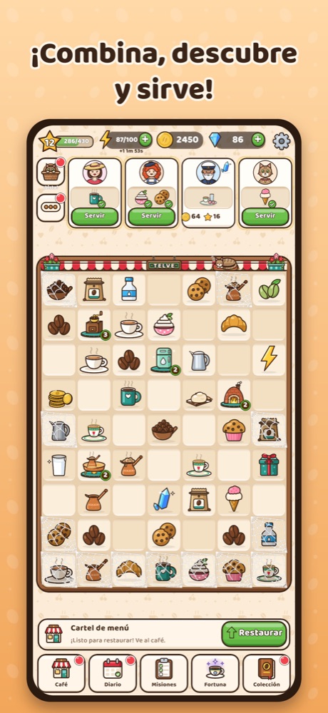 Pantalla de juego de Telve 1