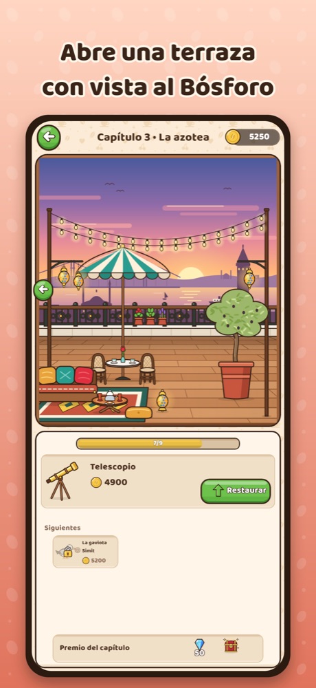 Pantalla de juego de Telve 5