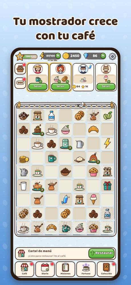 Pantalla de juego de Telve 7