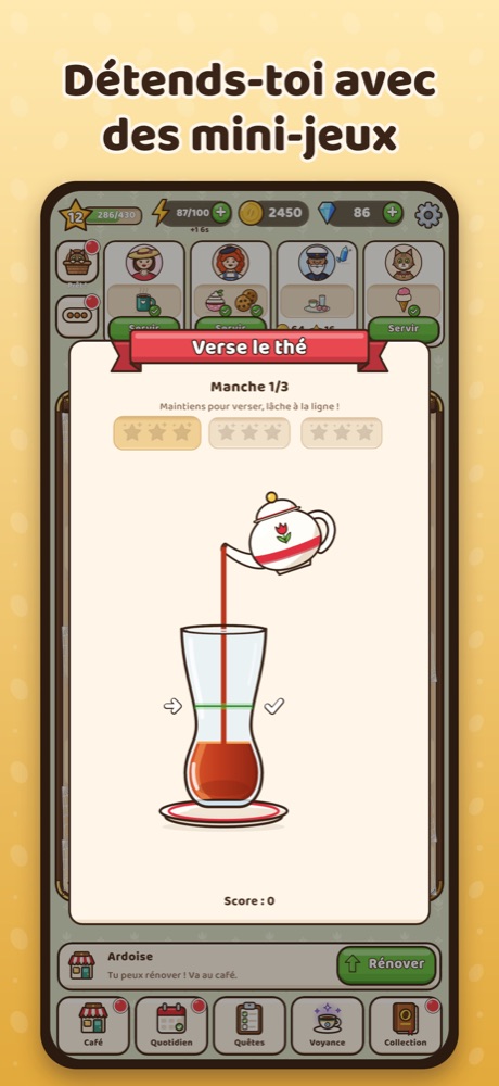 Écran de jeu de Telve 8
