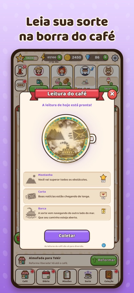 Tela de jogo do Telve 3