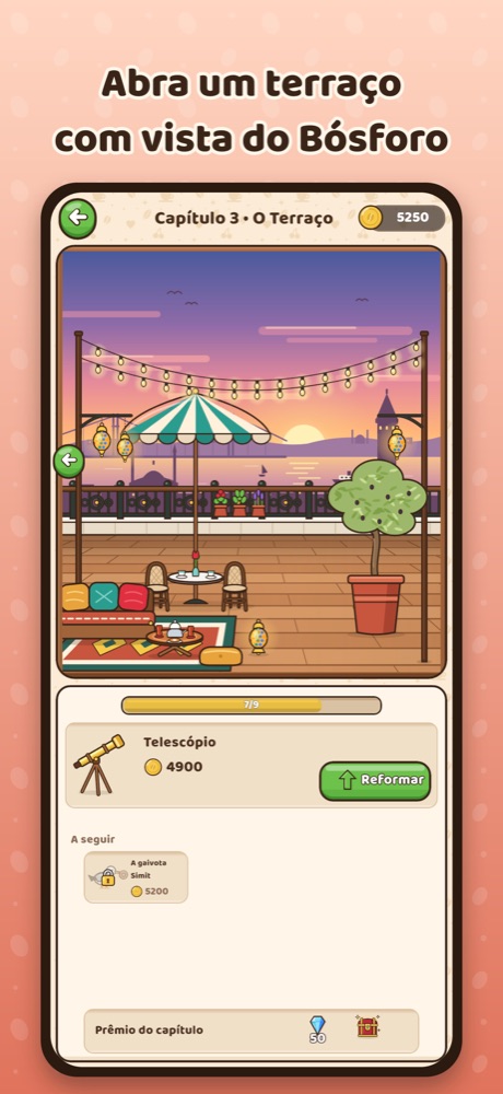 Tela de jogo do Telve 5